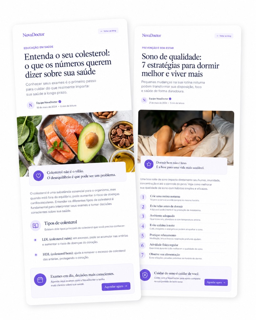 Artigos de blog Medyno — educação em saúde